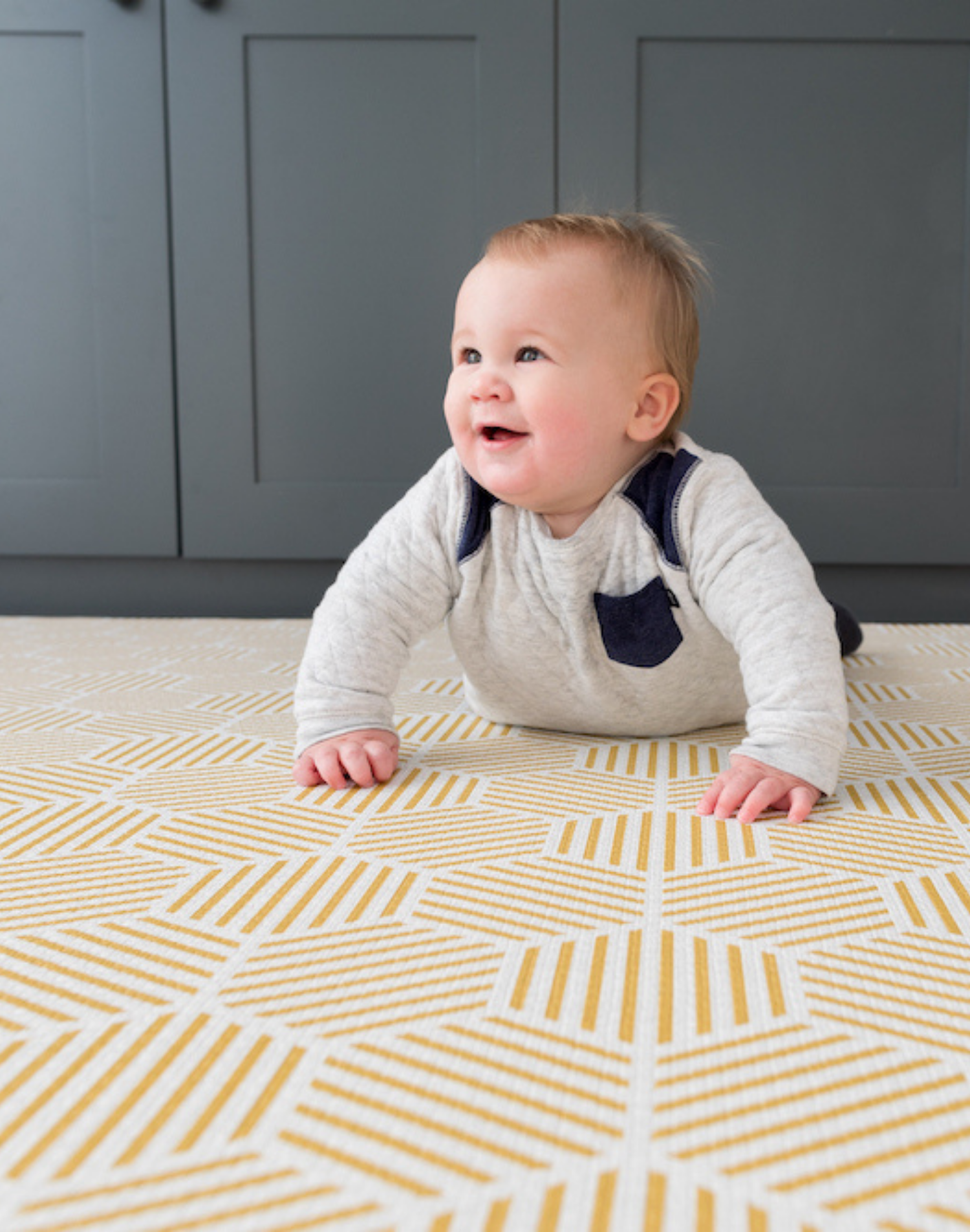 Baby boy top activity mat