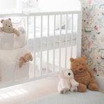 Large grey playmat is ideal nursery decor with practical and stylish design