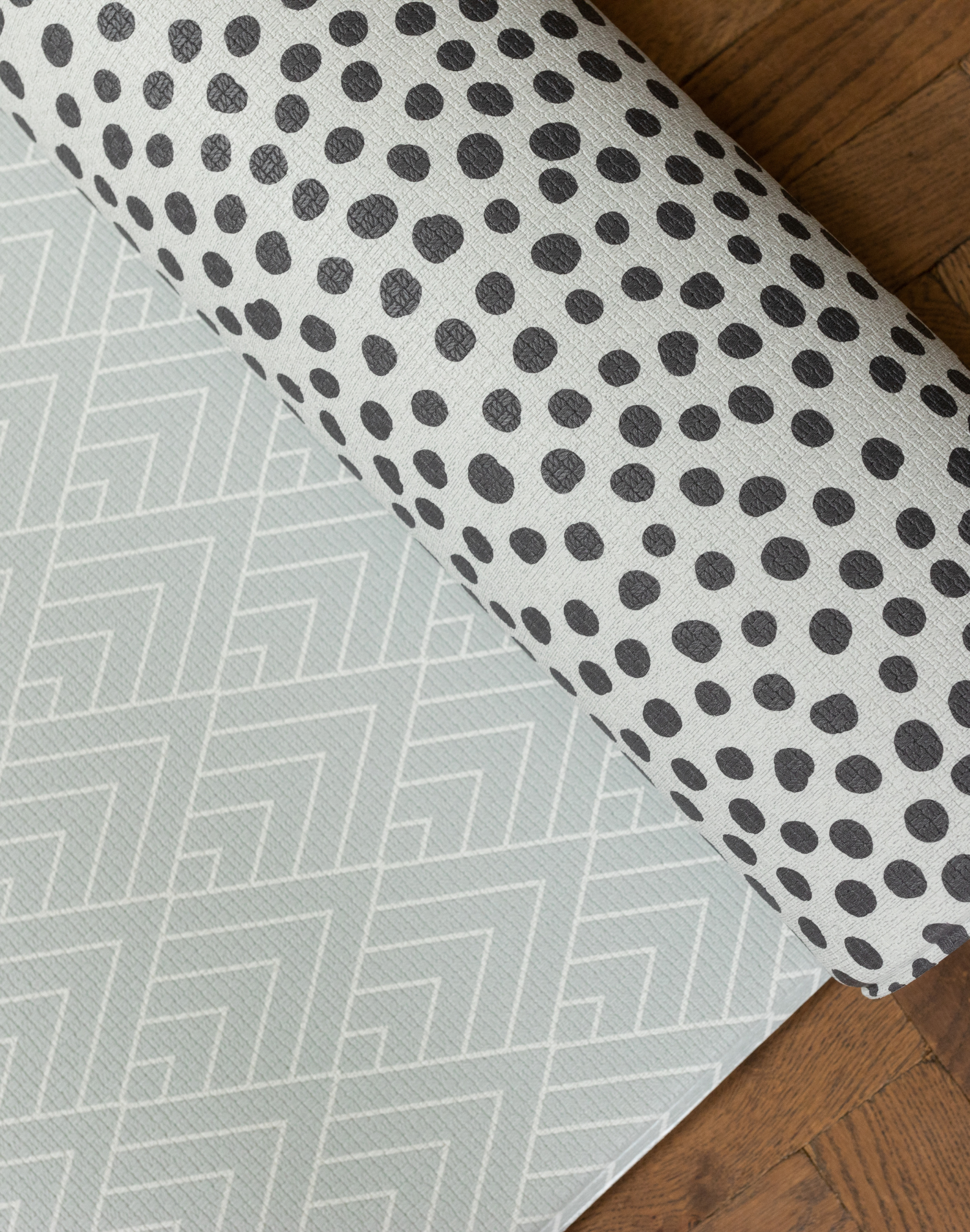 Close up of dual design versatile foam playmat