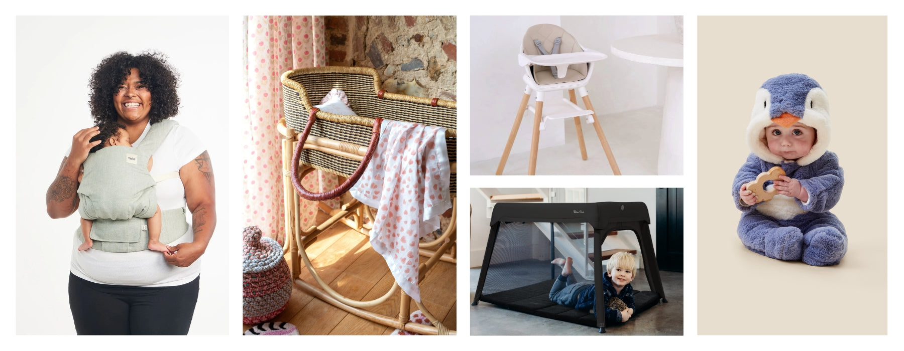 A selection of baby items for new parents