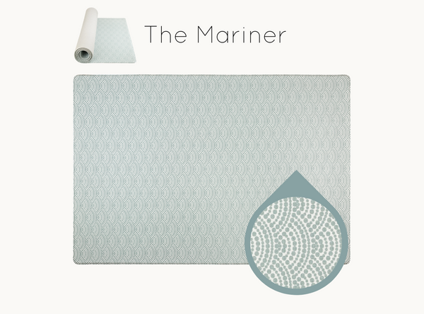 Totter and Tumble The Mariner Playmat seagrass scalloped design