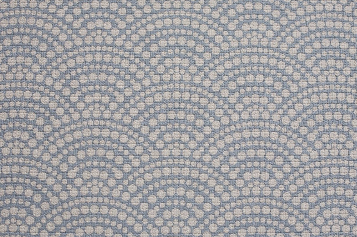 Close up of Totter + Tumble's Seafarer iron blue memory foam playmat great to make a soft floor