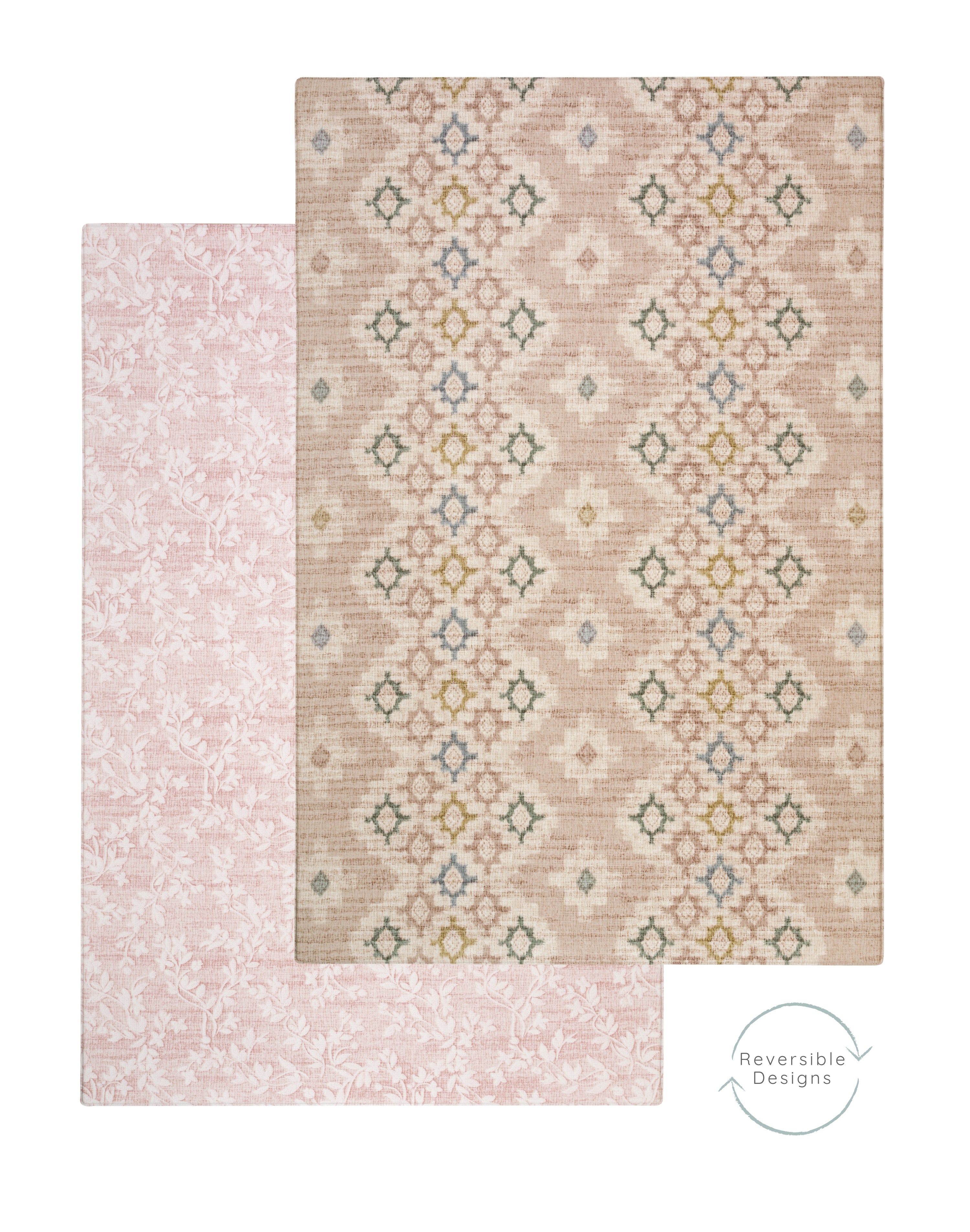Reversible playmat in pink from Totter and Tumble