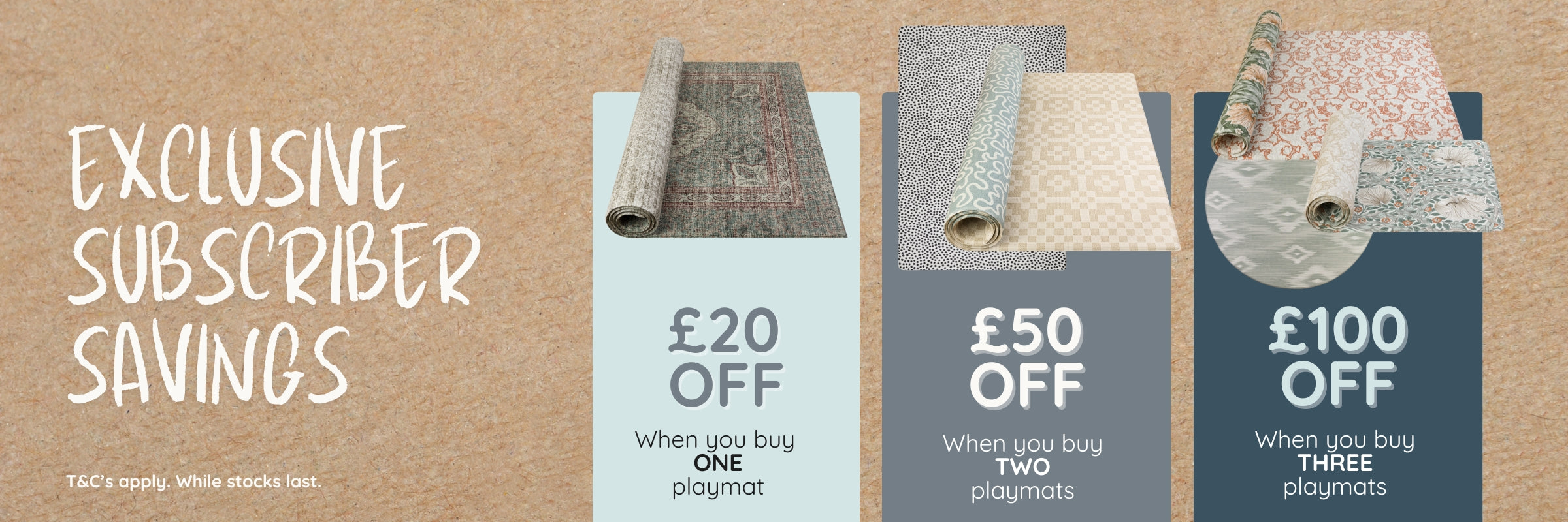 Exclusive Subscriber Savings when you buy playmats in November for Black Friday and Cyber Monday