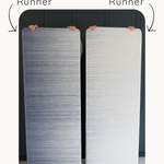 Gradient play runner in two colour ways ideal as a standing mat and anti fatigue mat in the home