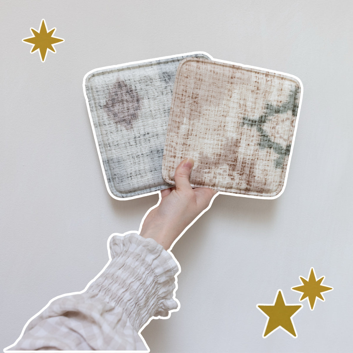 Totter and tumble offer swatch samples of soft thick memory foam playmate