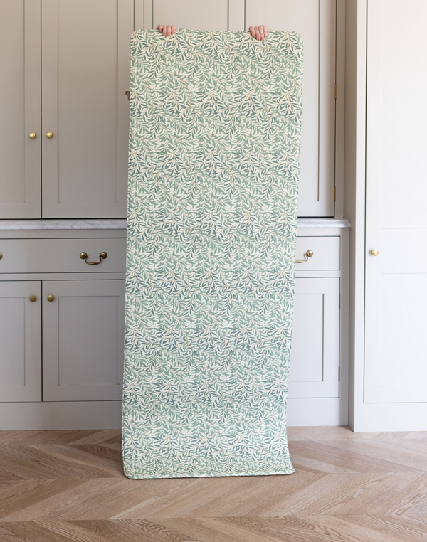 willow boughs playmat design by totter and tumble x morris & Co. hallway rug, standing kitchen mat, floor playrug foam padded pilates and play mat
