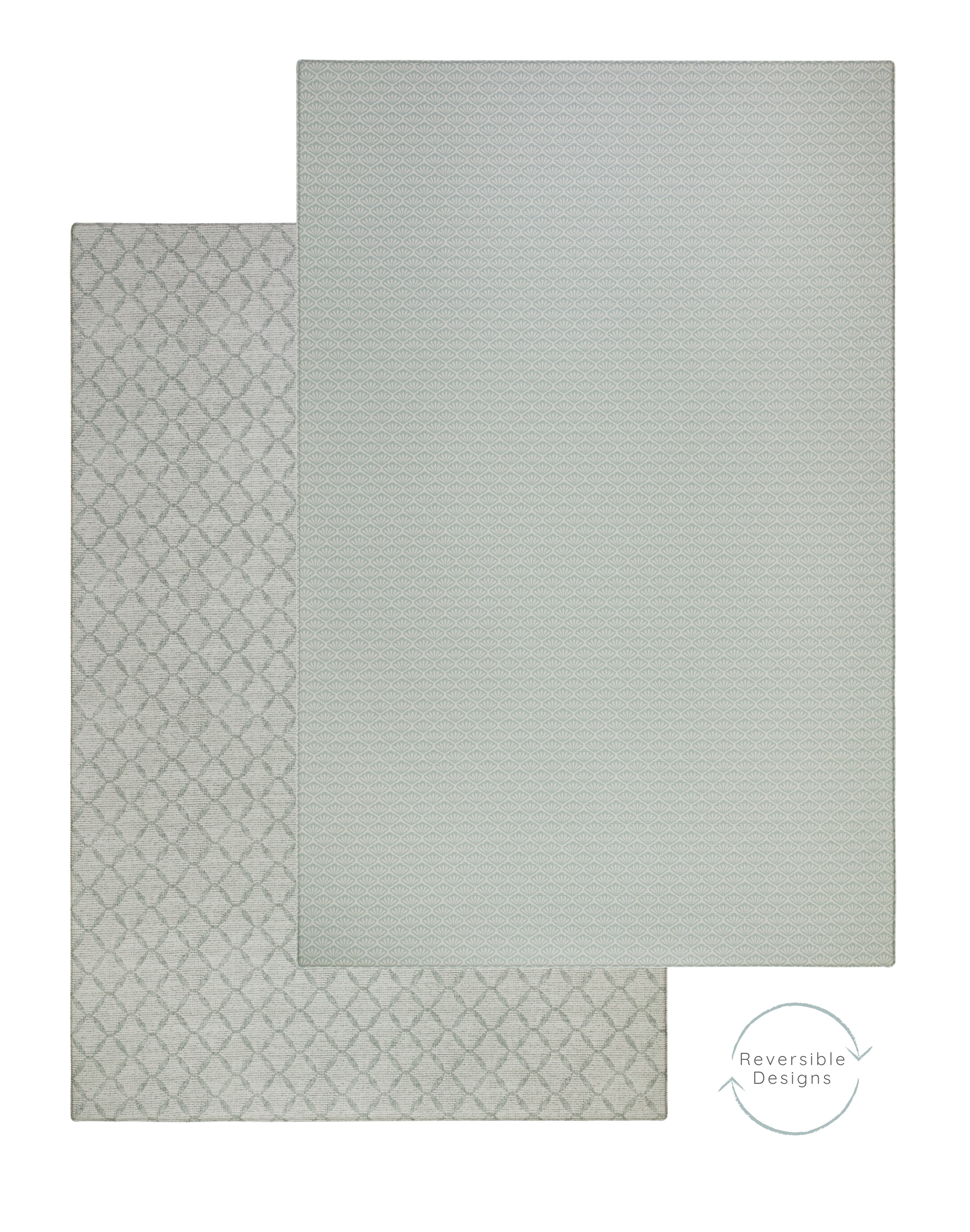 Reversible design, The beachcomber and the gatherer, coastal inspired thick memory foam playmat from totter and tumble