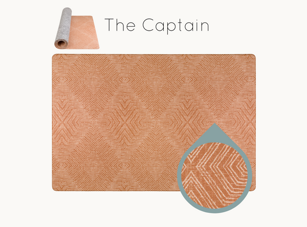 Totter and Tumble The Captain terracotta stylish design playmat