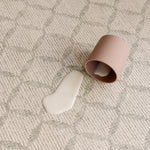 Spilt milk on the easy to clean gatherer playmat from totter and tumble, non toxic and made from thick memory foam