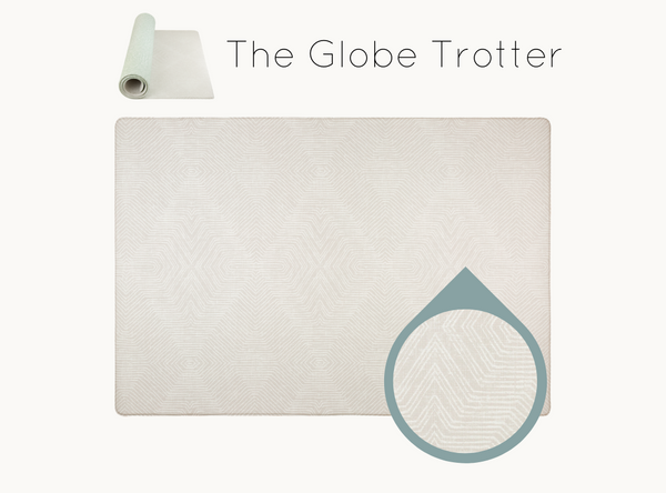 Totter and Tumble The Globetrotter neutral stylish design playmat