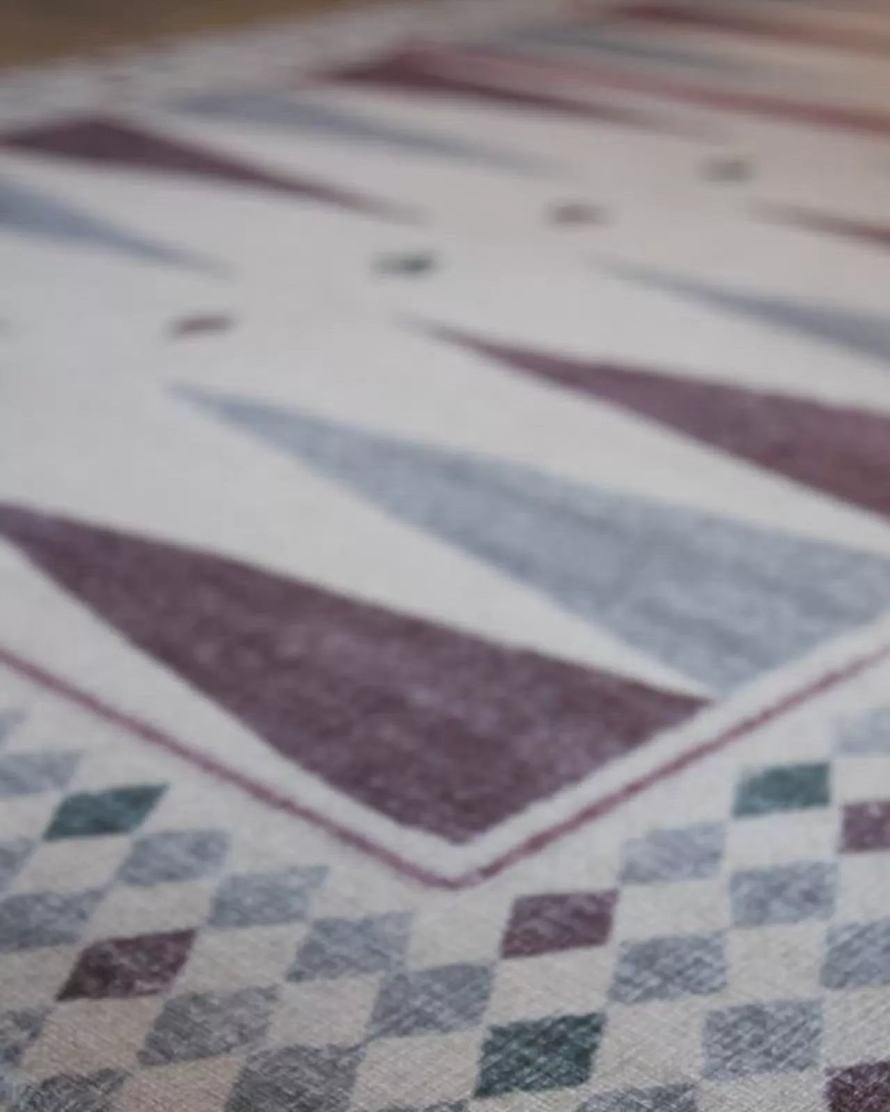 Closeup of Aerial The Roller Playmat by Totter + Tumble, the biggest one piece playmat on the market
