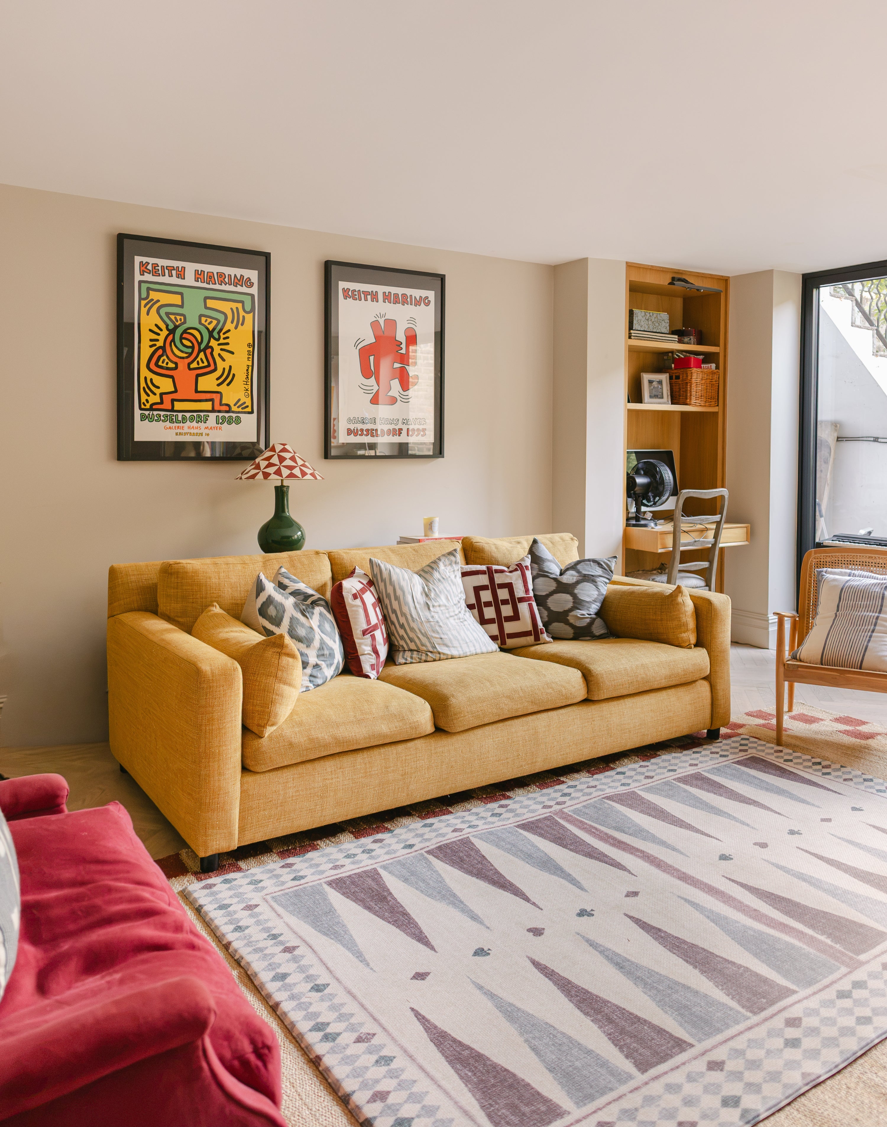 The Roller Playmat by Totter + Tumble, the biggest one piece playmat on the market, reversible, memory foam in a bright modern living room