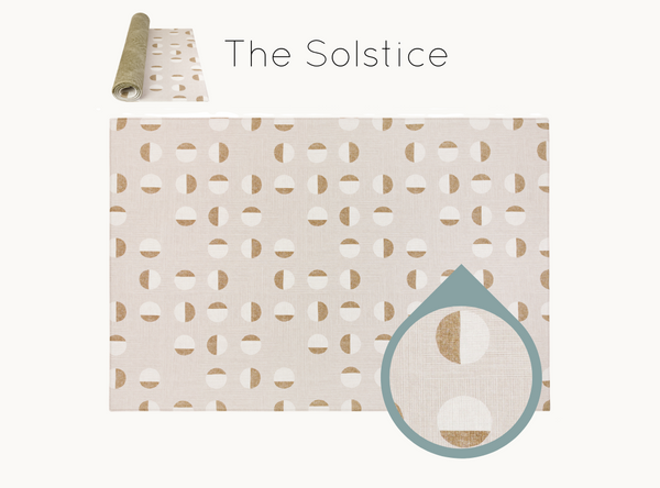 Totter and Tumble The Solstice neutral printed stylish design playmat