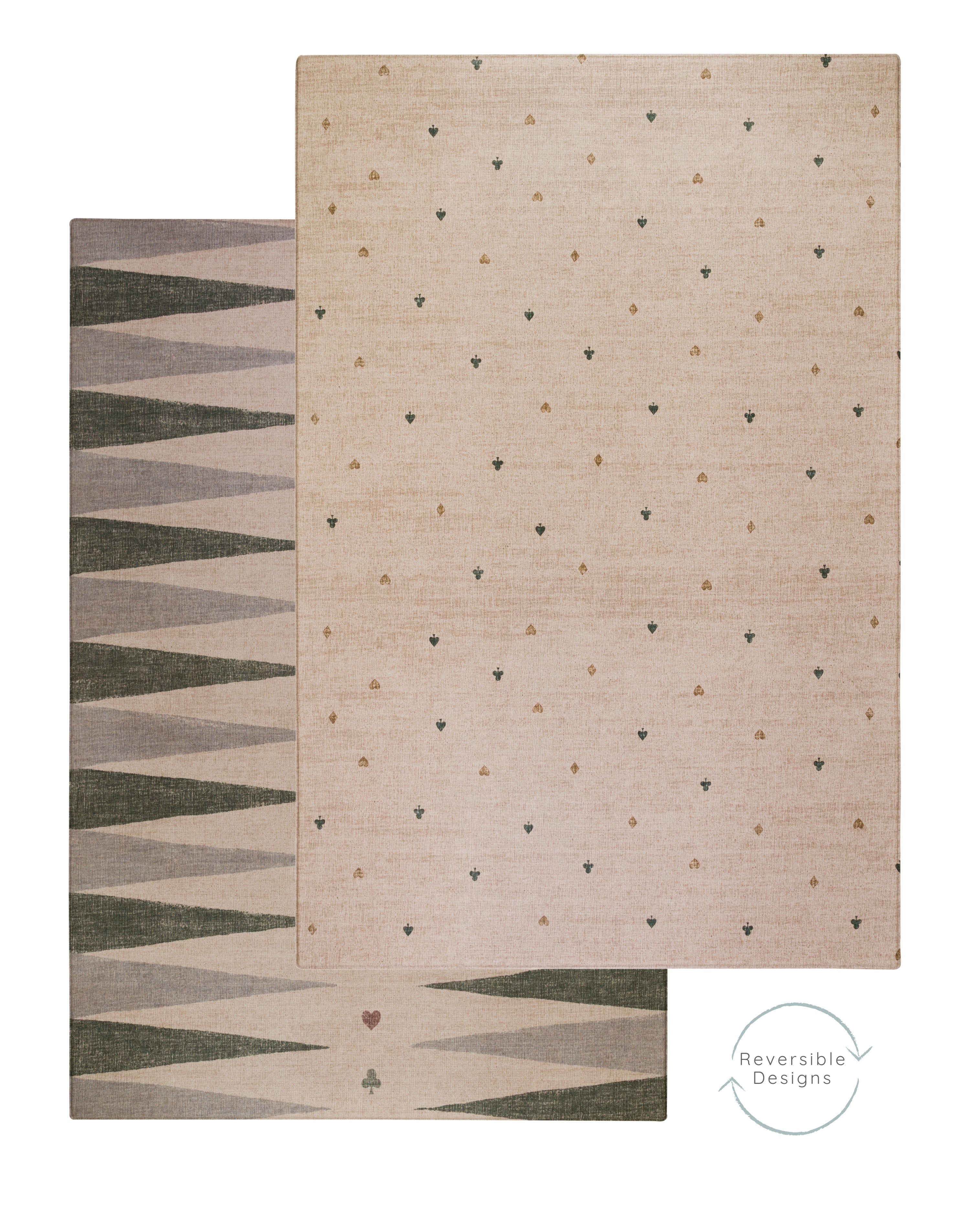 The Wildcard and The Counter Totter + Tumble reversible wipeable memory foam playmat